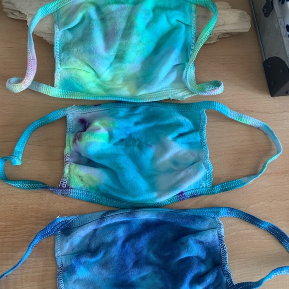 Nwt blue & green tie dye mask bundle! - Picture 10 of 10